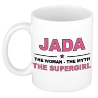 Jada cadeau mok - Woman Myth Supergirl - naam koffiemok - 300 ml - collega - moederdag