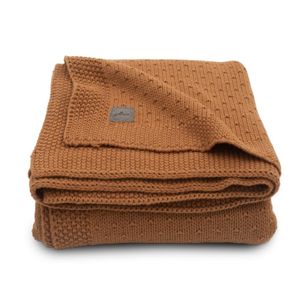 Jollein deken bliss knit caramel Maat