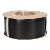 Pp band 12 mm x 055 mm 2500 meter zwart (rolkern 280 mm)