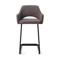 Jesper Home Yanai barkruk H65 Amazing Grey arch black