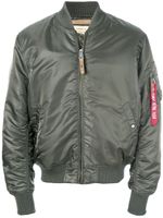 Alpha Industries veste bomber zippée - Vert