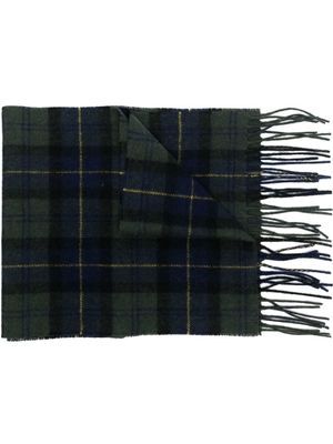 Barbour écharpe à motif tartan - Vert