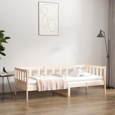 Slaapbank zonder matras 90x190 cm massief grenenhout