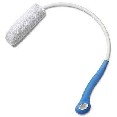 Badspons met gebogen steel | Anti slip handvat | Bij een beperkt bereik | Zachte schuimrubber spons | Etac | ALM80210080