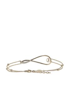 Yoko London bracelet Sleek en or 18ct orné de perles Akoya et diamants