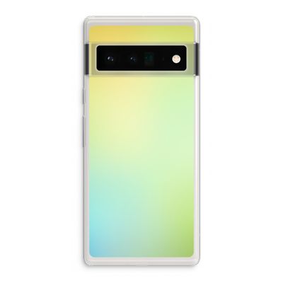 Minty mist pastel: Google Pixel 6 Pro Transparant Hoesje