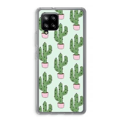 Cactus Lover: Samsung Galaxy A42 5G Transparant Hoesje