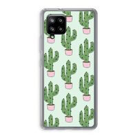 Cactus Lover: Samsung Galaxy A42 5G Transparant Hoesje