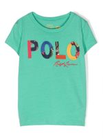 POLO RALPH LAUREN KIDS t-shirt en coton à logo brodé - Vert - thumbnail