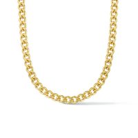Ketting Staal Geslepen Gourmette 5,0 mm 42 + 3 cm