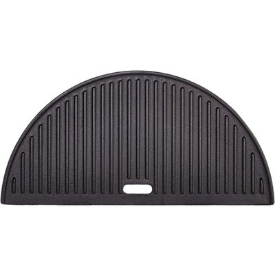 Kamado Joe Half Moon Cast Iron Reversible Griddle - Classic Joe ®