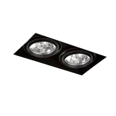 Led Spot zwart verstelbaar IP23 360x210x104mm GINGKO QR III Trimless Faro