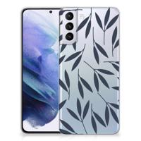 Samsung Galaxy S21 Plus | TPU Case | Leaves Blue