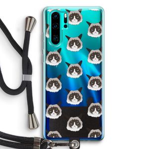 It's a Purrr Case: Huawei P30 Pro Transparant Hoesje met koord