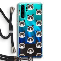 It's a Purrr Case: Huawei P30 Pro Transparant Hoesje met koord