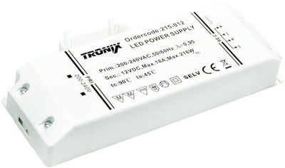 LED Voeding 12V 216W indoor niet dimbaar 215-012