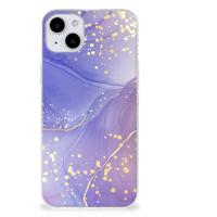 Smartphone hoesje voor iPhone 15 Plus Watercolor Paars