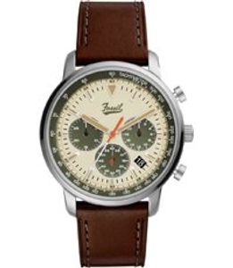 Horlogeband Fossil FS5561 Leder Bruin 22mm