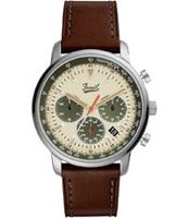 Horlogeband Fossil FS5561 Leder Bruin 22mm