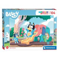 Clementoni Legpuzzel Bluey op de Glijbaan, 104st. - thumbnail