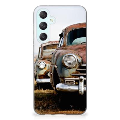 Samsung Galaxy S23 FE | Siliconen hoesje | met foto Vintage Auto