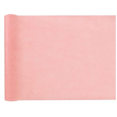 Tafelloper op rol - zalmroze - 30 cm x 10 m - non woven polyester