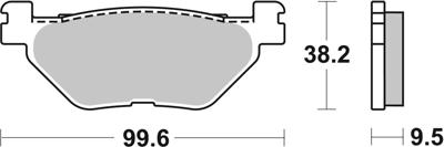 BREMBO Remblokken, voor de moto, Road Gesinterd Metaal 07YA39SP