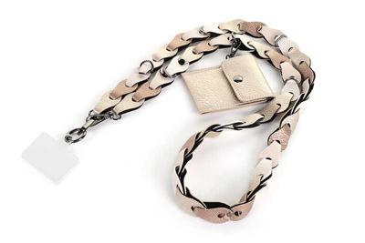 I&apos;m Dutch Telefoonkoord met Portemonneetje Jip Mix Champagne