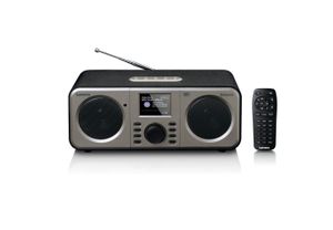 Lenco DAR-030 Radio DAB+, VHF (FM) Bluetooth Wekfunctie Zwart-grijs