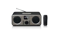 Stereo DAB+ FM Radio met Bluetooth® Lenco Zwart-Zilver - thumbnail