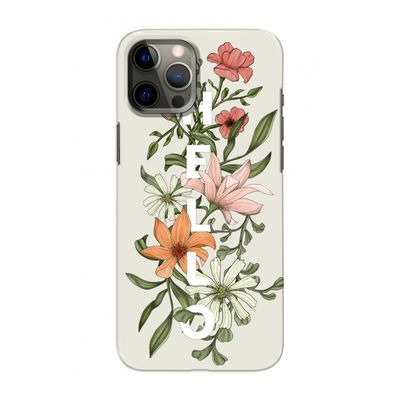 Hello bloemen: Volledig geprint iPhone 12 Pro Hoesje