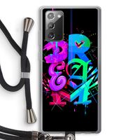 Dream: Samsung Galaxy Note 20 / Note 20 5G Transparant Hoesje met koord