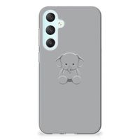 Samsung Galaxy S23 FE Telefoonhoesje met Naam Grijs Baby Olifant