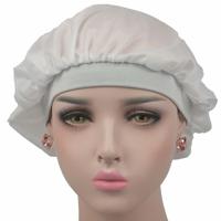 Kokosnoot Nightcap Air conditioning GLB lange haren GLB brede band satijn Bonnet (wit) Kokosnoot Nightcap Air conditioning GLB lange haren GLB brede band satijn Bonnet (wit)