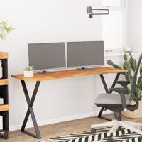 Bureaublad rechthoekig 140x50x2,5 cm massief acaciahout