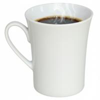 Gerimport Koffie / thee mok - 1x stuks - wit - 280 ml - mokken - porselein