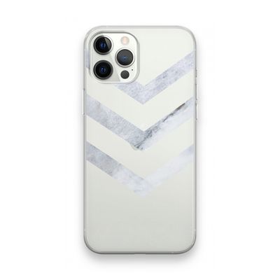 Marmeren pijlen: iPhone 12 Pro Max Transparant Hoesje