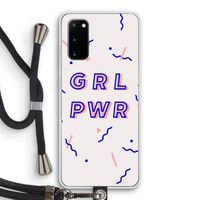 GRL PWR: Samsung Galaxy S20 Transparant Hoesje met koord