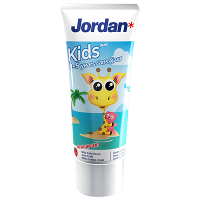 Jordan Kids Tandpasta 0-5 jaar - 50 ml Jordan Kids Tandpasta 0-5 jaar - 50 ml