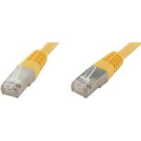 econ connect F6TP0,5GE RJ45 Netwerkkabel, patchkabel CAT 6 S/FTP 0.50 m Geel Pair afscherming 1 stuk(s)