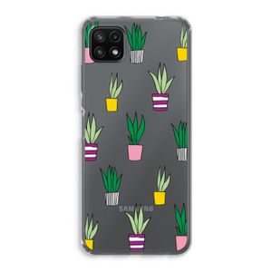 Sanseveria: Samsung Galaxy A22 5G Transparant Hoesje