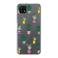 Sanseveria: Samsung Galaxy A22 5G Transparant Hoesje