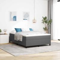Platform bedframe Lichtgrijs 140 x 190 cm Stof
