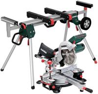 Metabo afkortzaag kgs 216 m met trekfunctie | nieuw model + ksu 251 onderstel