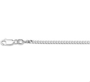 TFT Zilveren Ketting Gourmet 2,4 mm x 100 cm