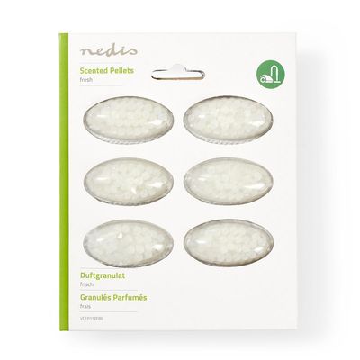 Nedis Geurparels voor Stofzuiger | Fris | 6 navullingen | Wit | 10 stuks - VCFP112FRE VCFP112FRE