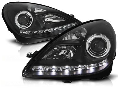 Tuning-Tec Koplampen met parkeerlicht MERCEDES R171 SLK 04-11 ZWART Tuning-Tec Koplampen met parkeerlicht MERCEDES R171 SLK 04-11 ZWART