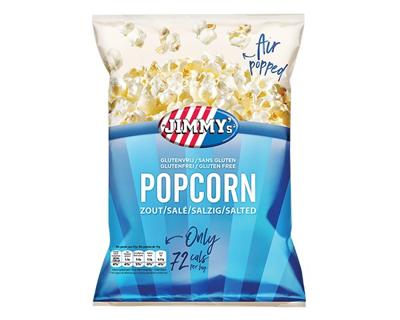 Jimmy's popcorn zout mini bag (21x 17gr) (kopie)