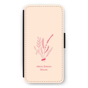 Where flowers bloom: iPhone 12 Pro Max Flip Hoesje