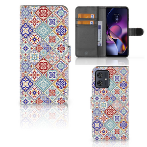 Motorola Moto G54 Bookcase Tiles Color